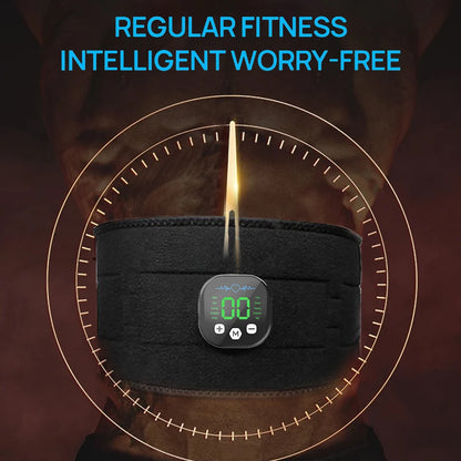 Smart EMS Ab Belt for Waist Toning & Muscle Stimulation - Fitness