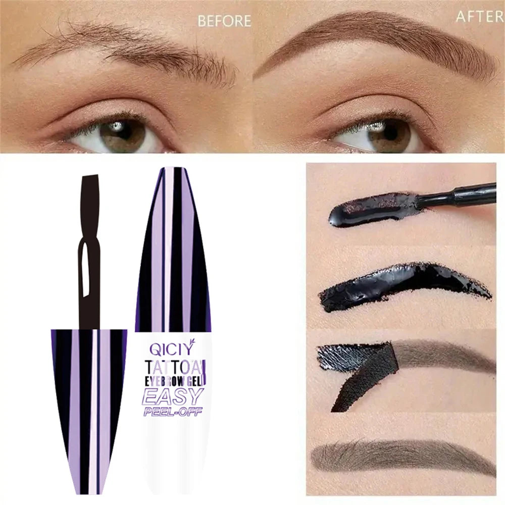 Peel Off Eyebrow Gel Tint Waterproof Long Lasting Semi Permanent