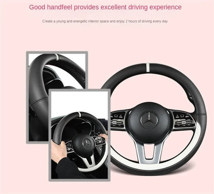 All-Nappa Leather Steering Wheel Cover Leather