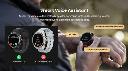 HAYLOU Solar Ultra GPS Smartwatch 1.6” AMOLED Display