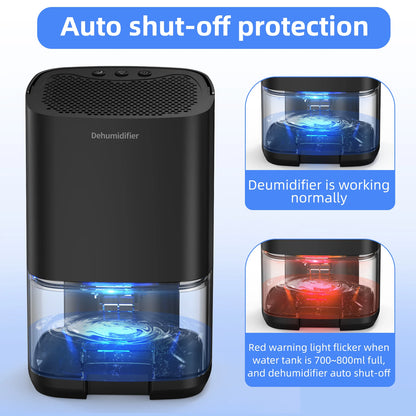 1pc 1000ml Portable Dehumidifier for Home Office