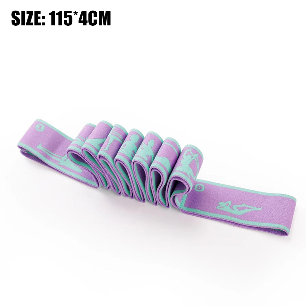 Elastic Yoga Resistance Band Pilates Dance Stretching Belt