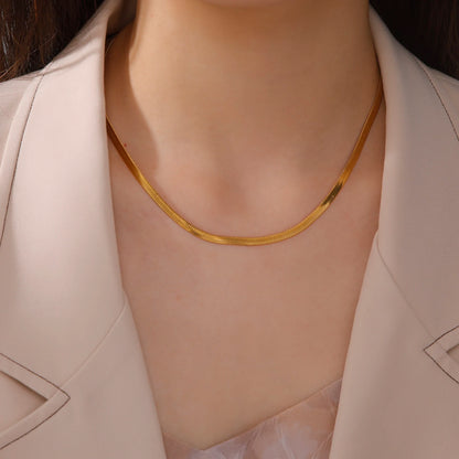 Skyrim Stainless Steel Snake Chain Necklace Trend Jewelry