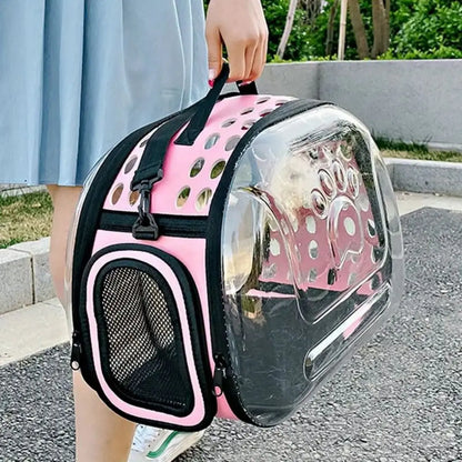 Pet Shoulder Bag Cat Carrier Outdoor Travel Handbag