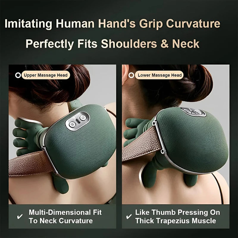 2026 Bionic Neck Shoulder Massager N7 Kneading Massager Shawl