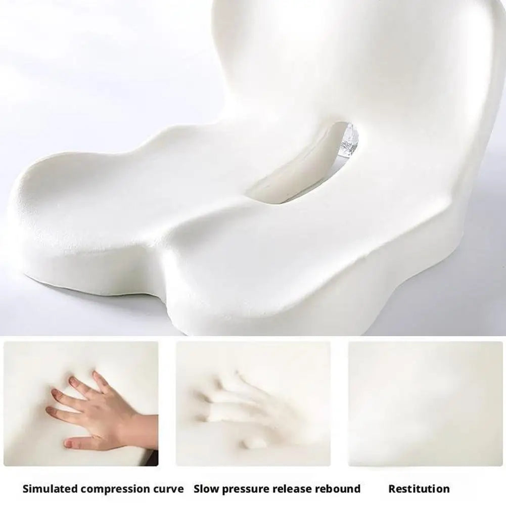 Memory Foam Car Seat Cushion Lumbar Support Ergonomic