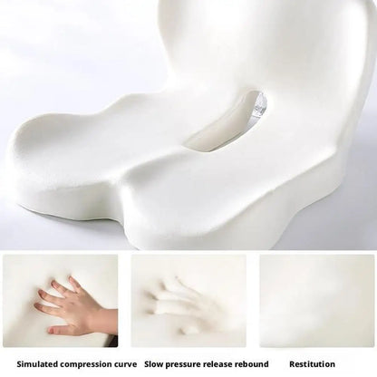 Memory Foam Car Seat Cushion Lumbar Support Ergonomic