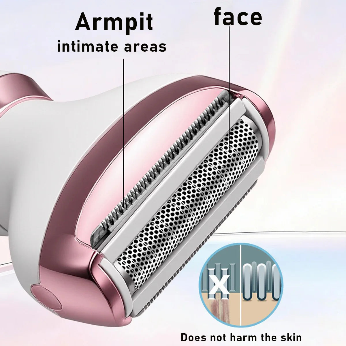 4 in 1 Lady Body Electric Trimmer Eyebrow Nose Women