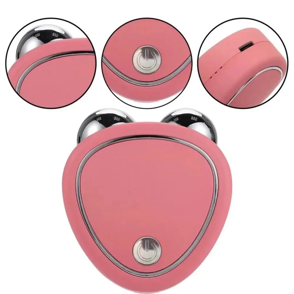 EMS Face Lifting Device Facial Microcurrent Roller Massage