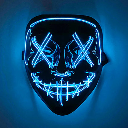 Halloween Party Supplies Luminous LED Purge Mask