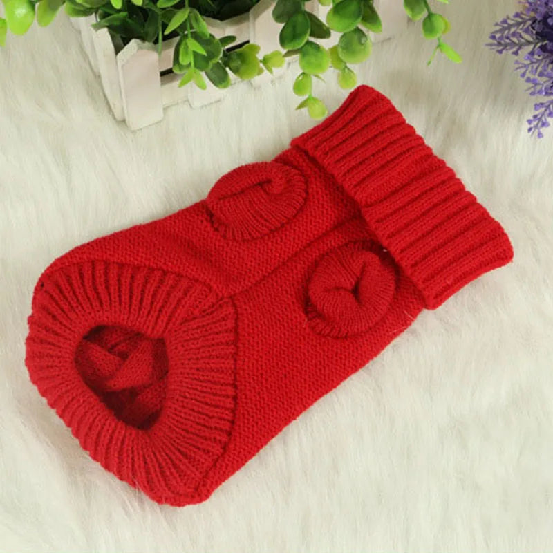 Dog Winter Clothes Knitted Pet Clothes Pet Sweater