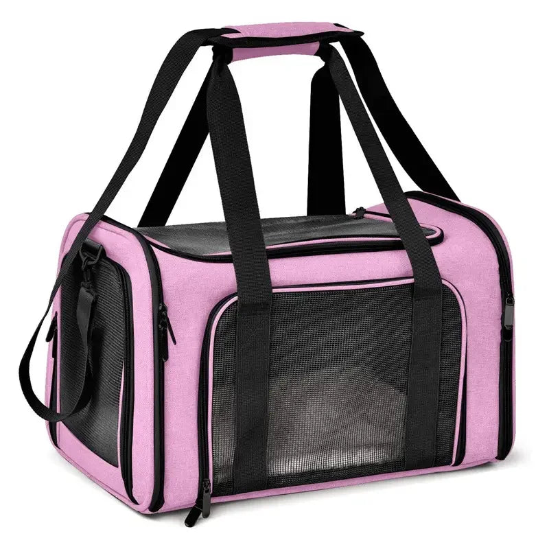 Pet Carrier Bag Side Ventilated Backpack Cat Pet Carriers
