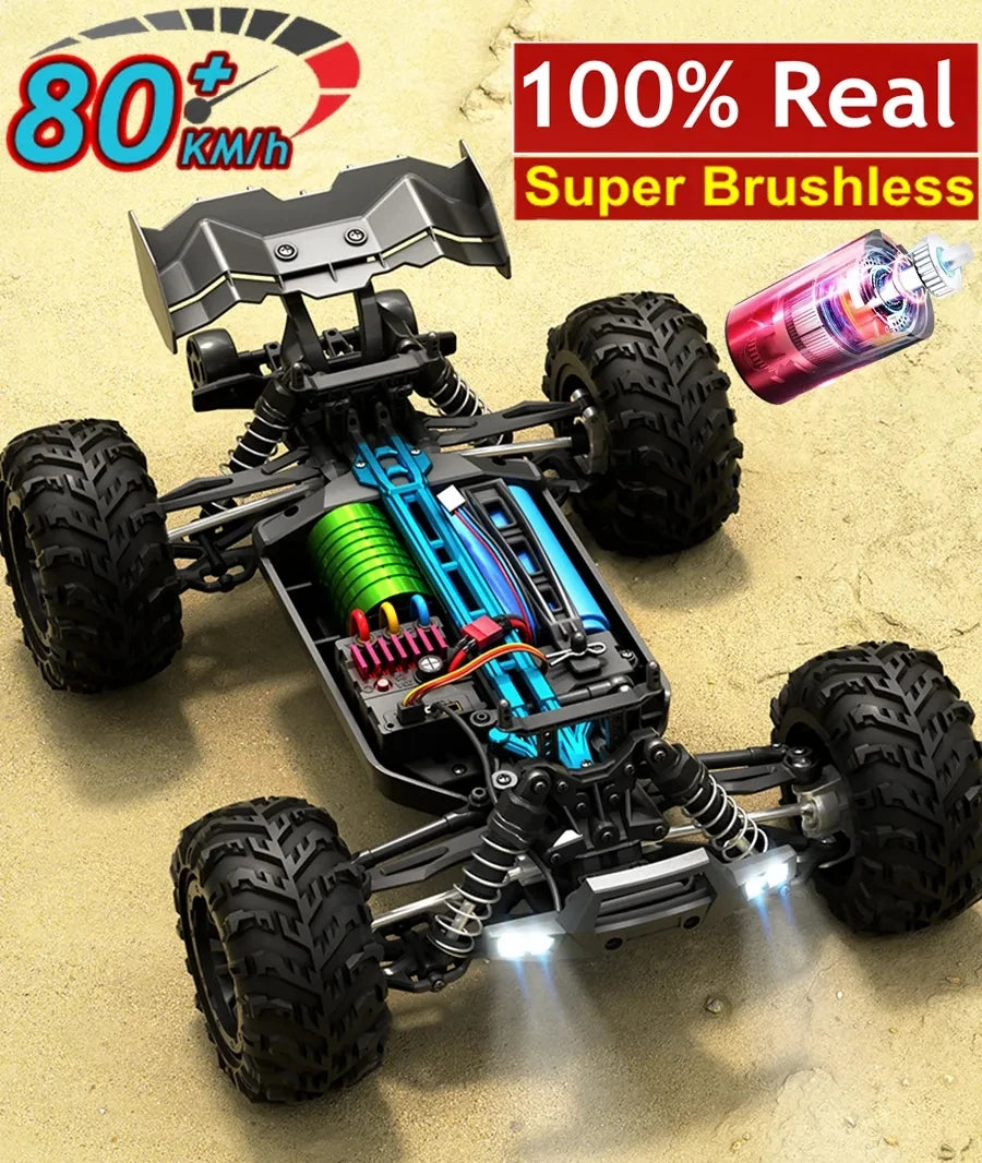 Super Brushless 50KM/H Brushed RC Car Off Road Buggy Toy