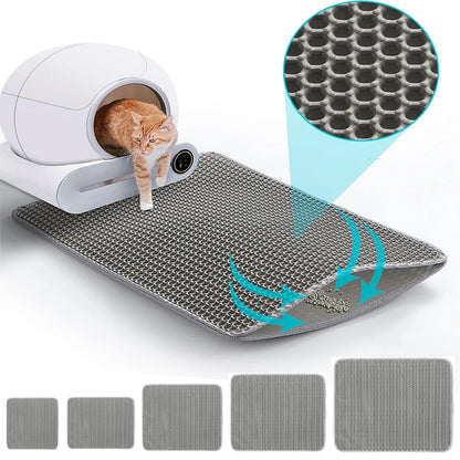 Cat Litter Mat Size Waterproof Pet Toilet Litter Trapping