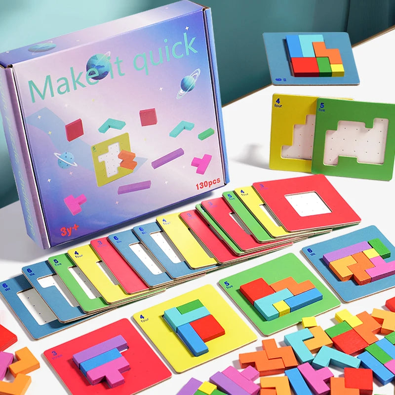 3D Puzzle Two-person Interactive Desktop Game
