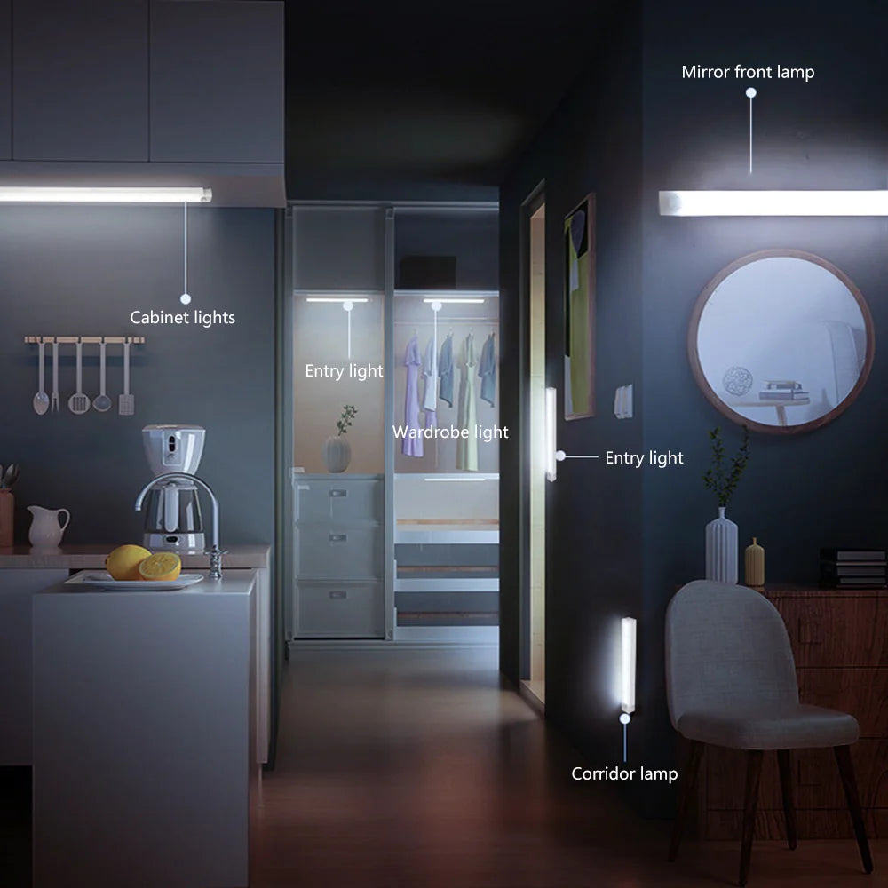 LED Motion Sensor Light Wireless LED Night Light For Kitchen