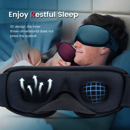 3D Sleep Mask Blindfold Sleeping Aid Eyepatch Eye Cover Sleep Patches