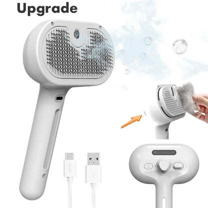 Pet Spray Grooming Comb Steamy Floating Hair Removal