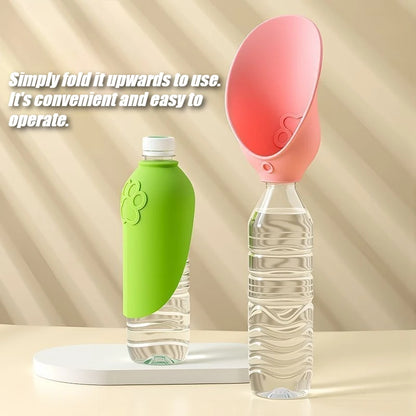 Leakproof Dog Travel Water Bottle Silicone Portable Pet Feeder