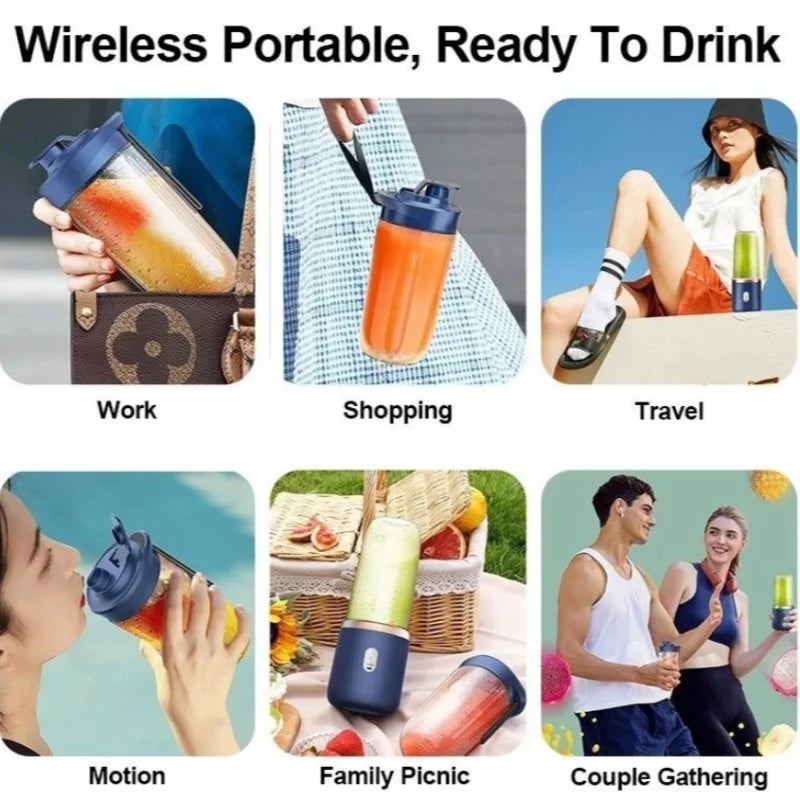 400ML Fruit Electric Juicer Food Milkshake Mixer Machine
