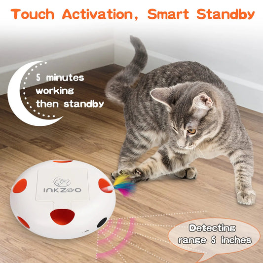INKZOO Cat Toys, Interactive Cat Toys for Indoor Cats,