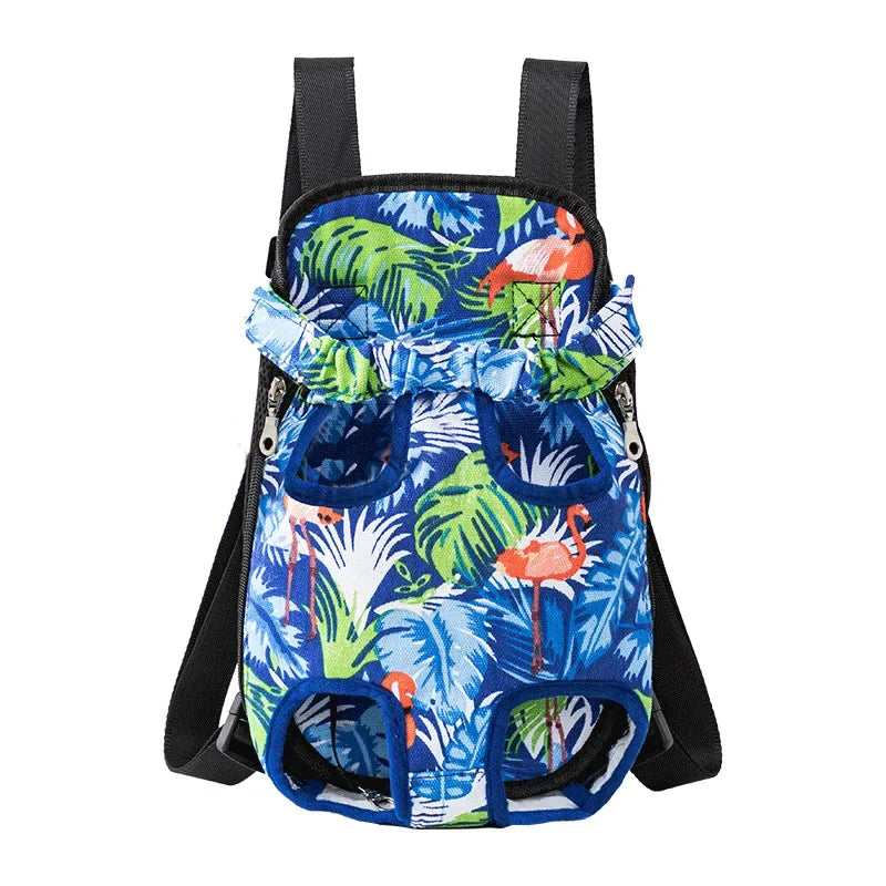 Adjustable Cat Carrier Bag Pet Double Shoulder Backpack