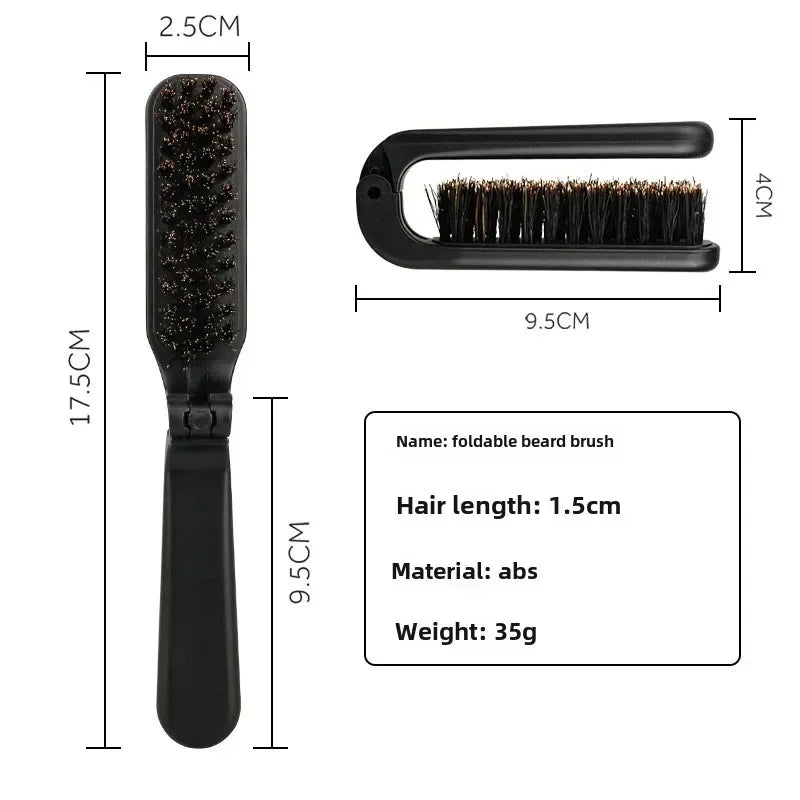 Soft Boar Bristle Beard Brush Hairdressing Hair Styling