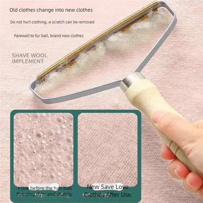 Clothes Friendly Double Sided Lint Remover Manual Fuzz Shaver