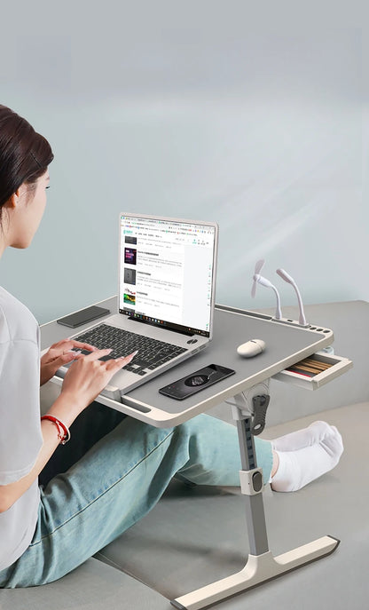 Adjustable Laptop Bed Tray Table Portable Standing Desk