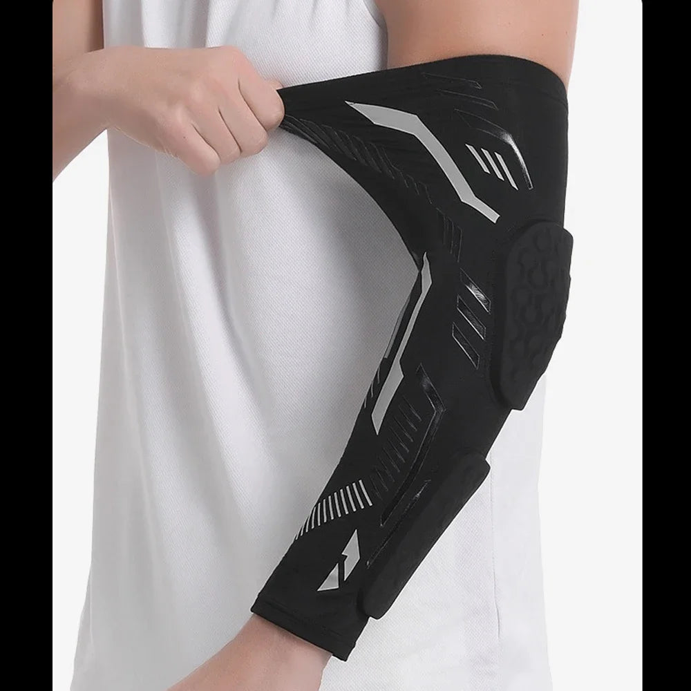 Sports Anti-collision Padded Arm Sleeves, Elbow Forearm