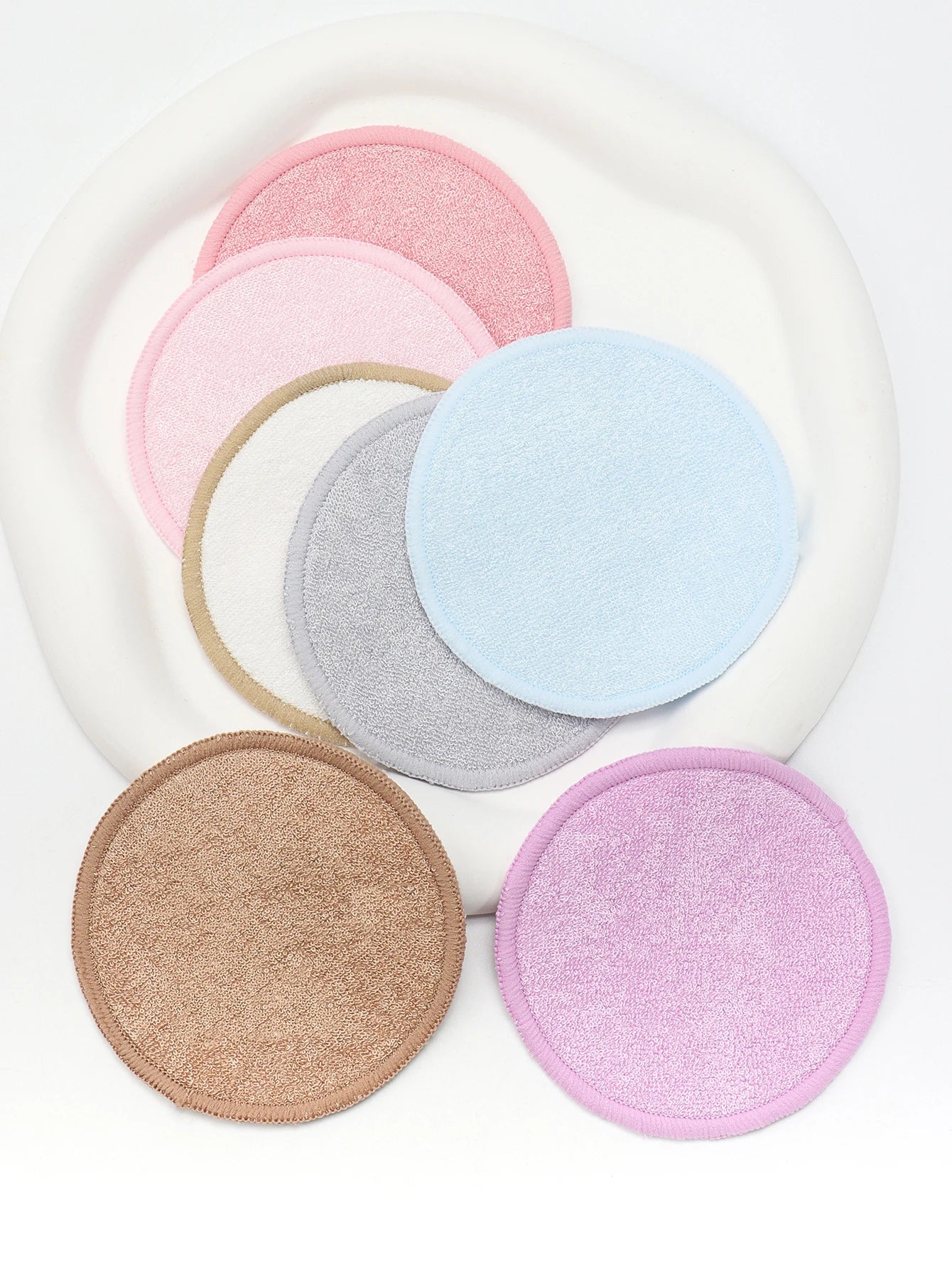 Bamboo Fiber Makeup Remover Pads Face Cleanser