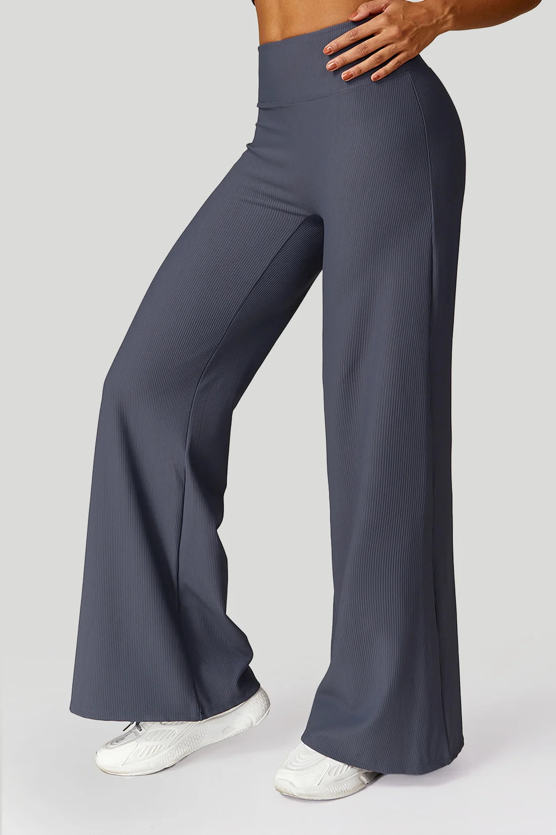 Women  Wide-leg Yoga Pants High Waist Stretchy Leggings