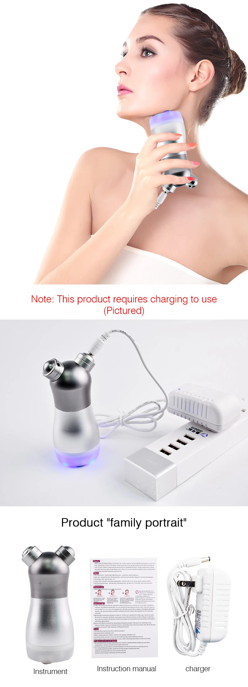 Professional Electroporator Radio Frequency Device EMS