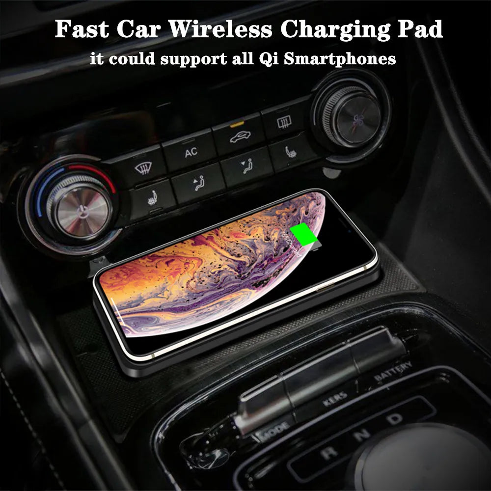 Car Wireless Charger Non-Slip Pad Silicone Fast Charging