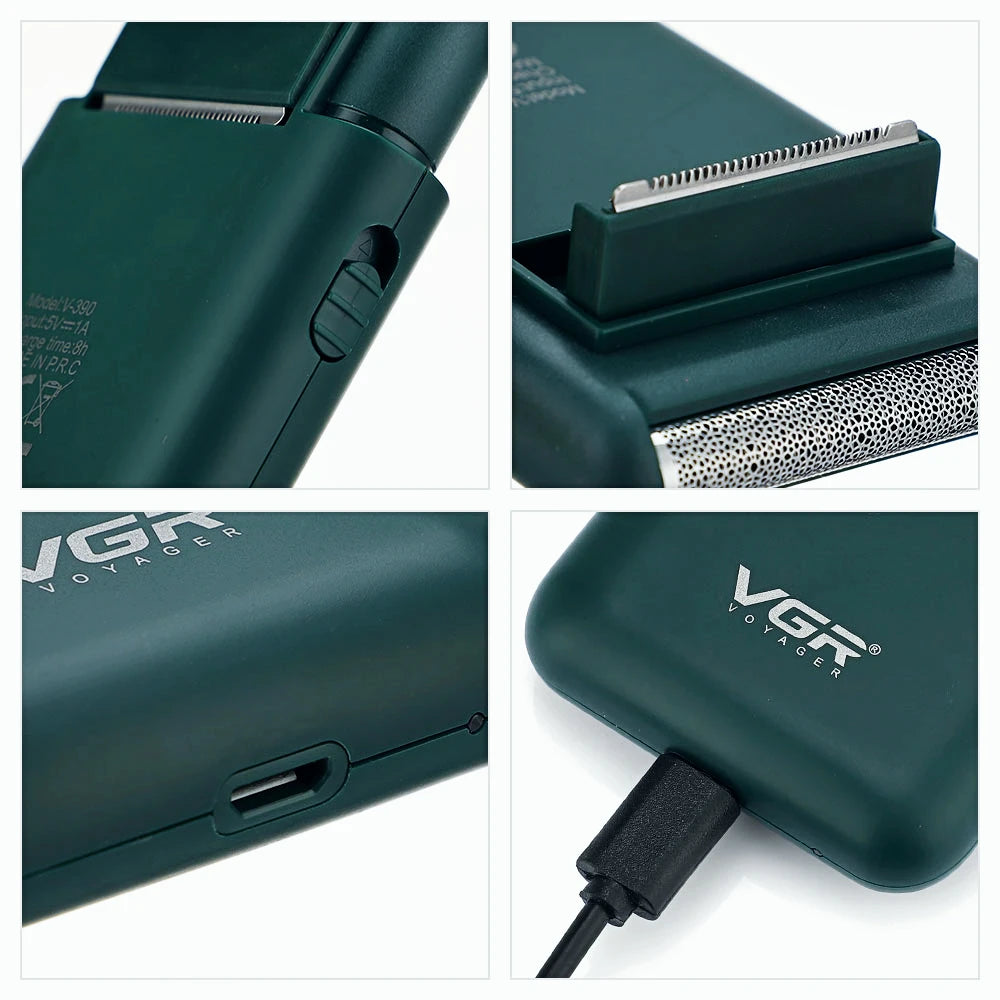 VGR Electric Shaver Professional Beard Trimmer Razor for Men V-390