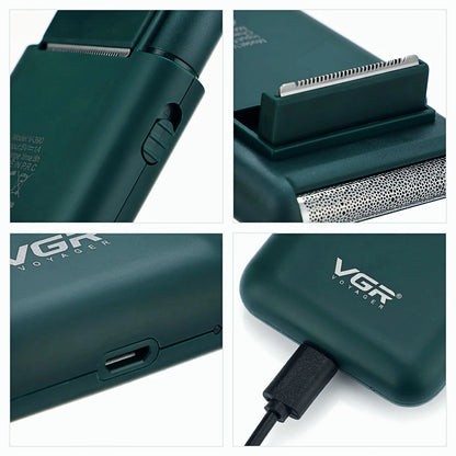 VGR Electric Shaver Professional Beard Trimmer Razor for Men V-390