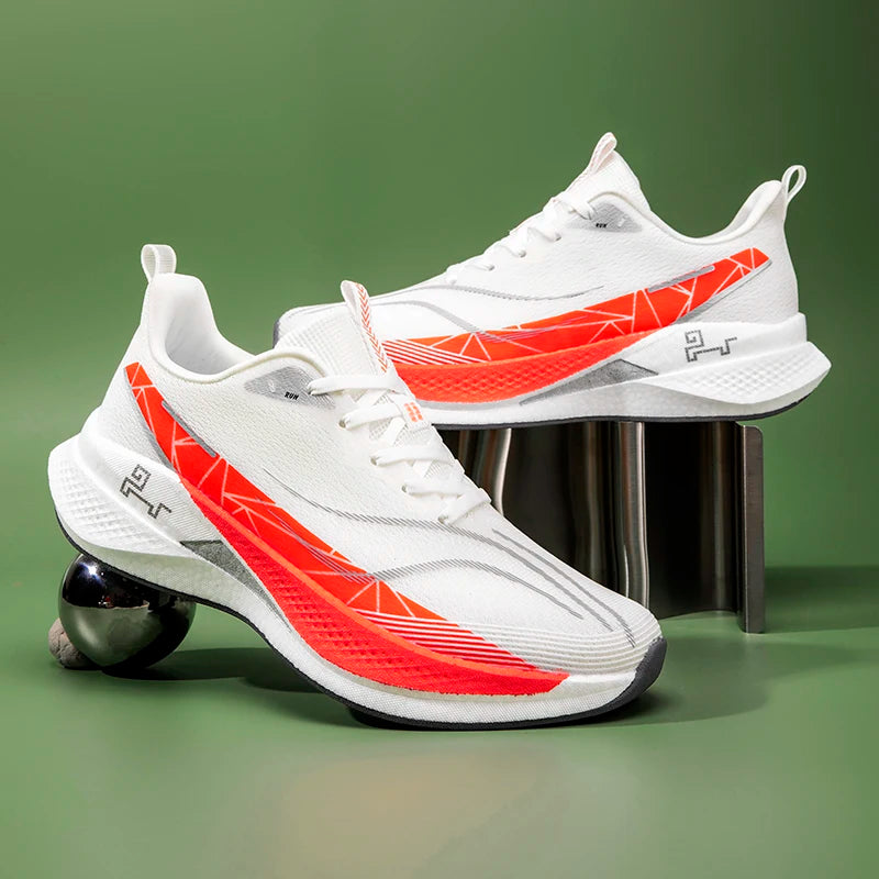 New 9ro Carbon Fiber Plate Running Sneakers Lightweight