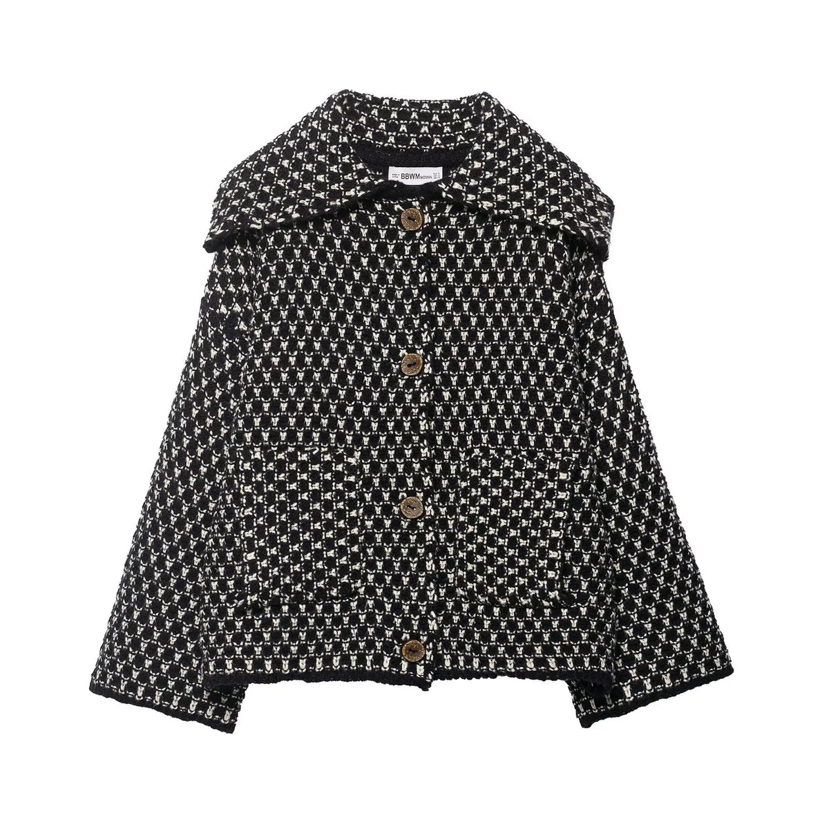 New Autumn Brown Long Sleeve Knitted Cardigans Women