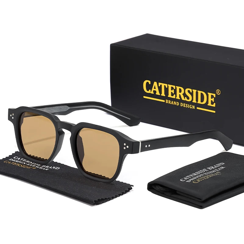 Square Fashion Sunglasses Men Core Insert Temple