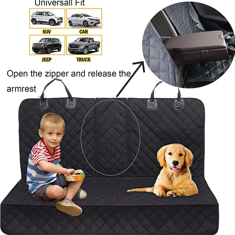 Dog car seat pad for cars trucks SUVs and other vehicles