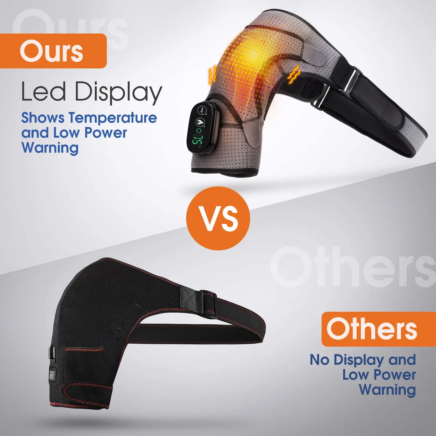 Electric Heating Shoulder Brace LED Display Vibration