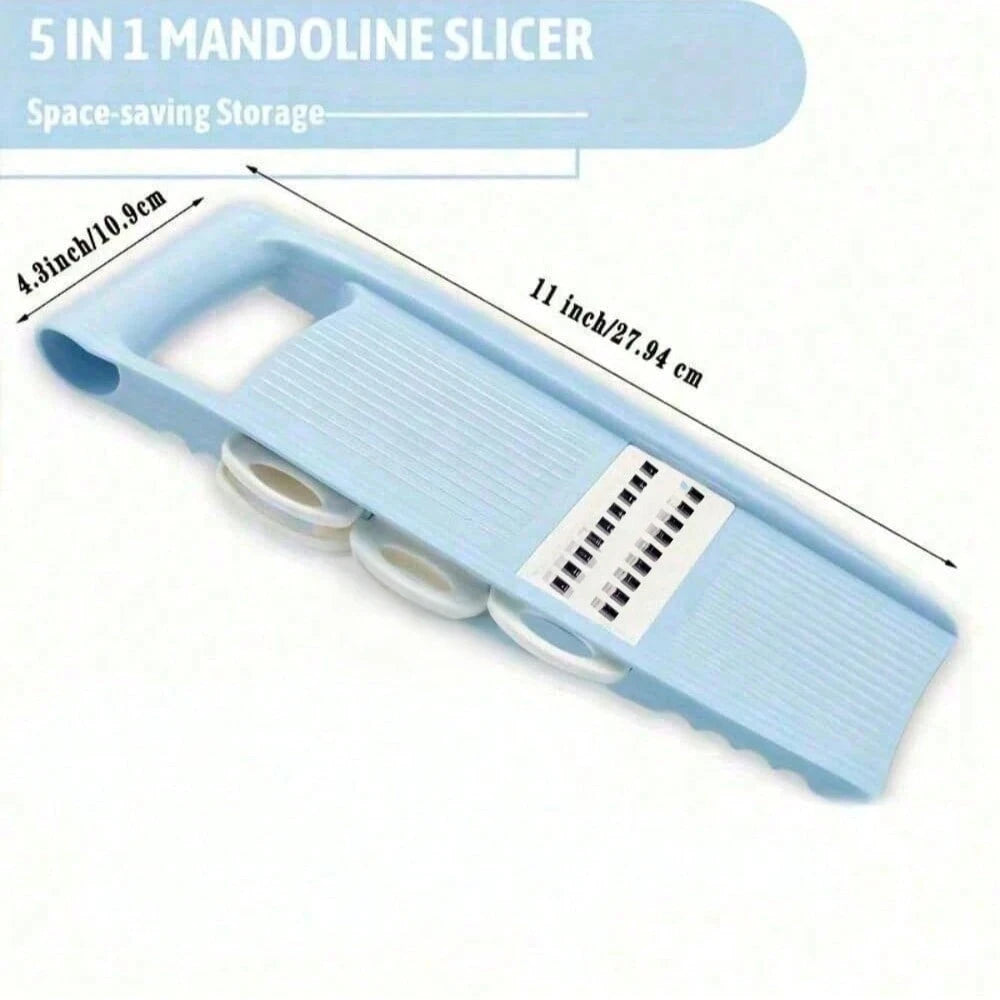5 in1 Vegetable Fruit Slicer Multifunctional Manual Food Grater