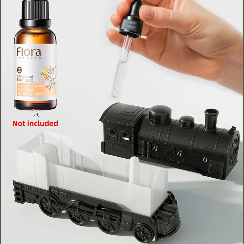 Steam Train Essential Oil Diffuser with Light Train Humidifier