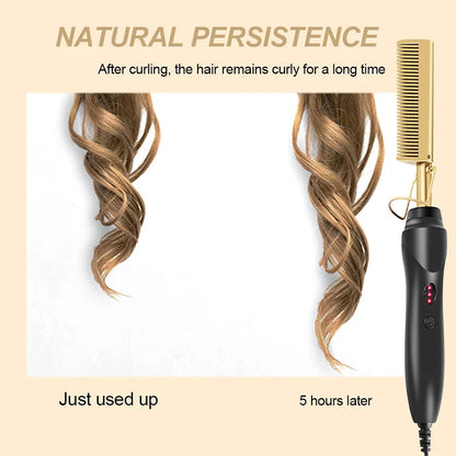 Hot Comb Straightener Electric Hair Straightener