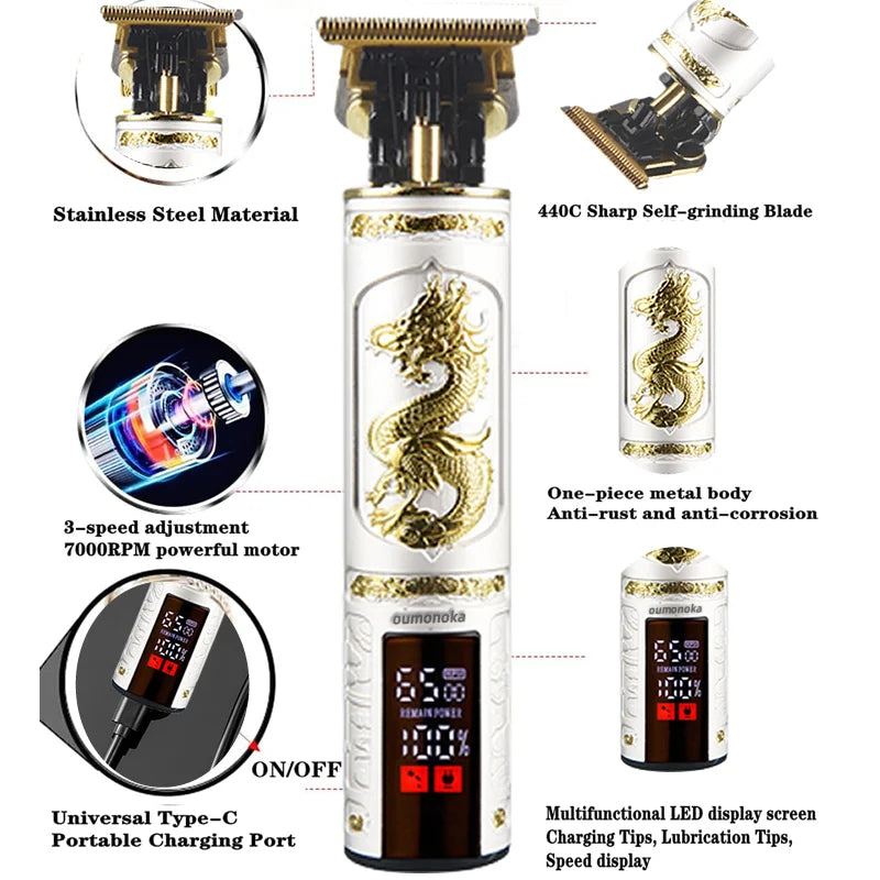 New In Hair Cutting Machine Clipper for Men Barber Shop