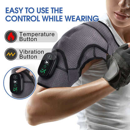 Electric Heating Shoulder Brace LED Display Vibration