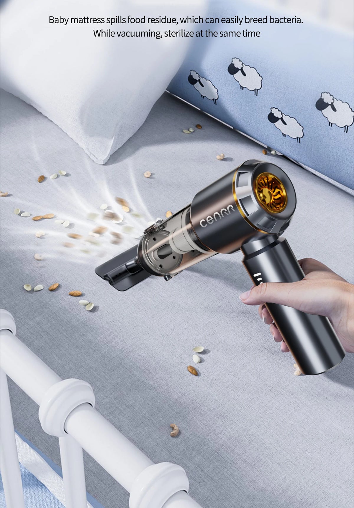 CENRR 998000PA Car Vacuum Cleaner Strong Suction