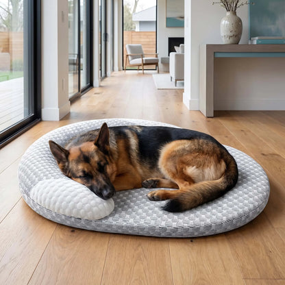 Cooling Dog Bed Summer Ice Silk Cat Mat Oval Pet Nest