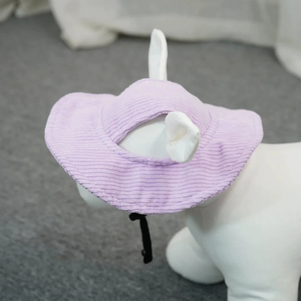 Fashion Big Dog Baseball Cap Durable Corduroy Sun Hat