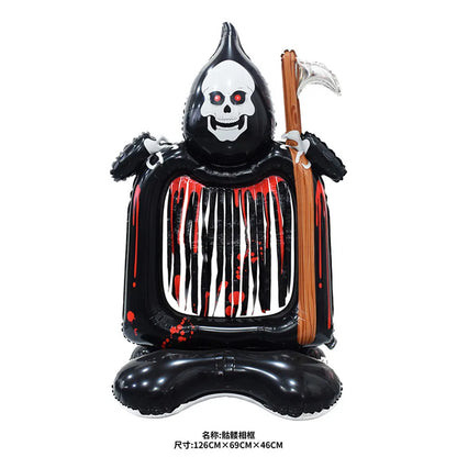 Halloween Decoration Balloons Foil Pumpkin Ghost Dead Tree Witch Mummy Bat Spider Balloon